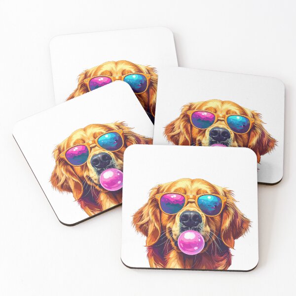 Item preview, Pop Art Golden Retriever Portrait designed and sold by Motivburg.