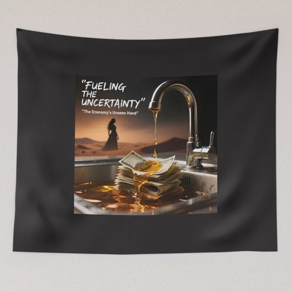 Item preview, "Fuel the Uncertainty — The Economy’s Unseen Hand" designed and sold by Creative-RE.