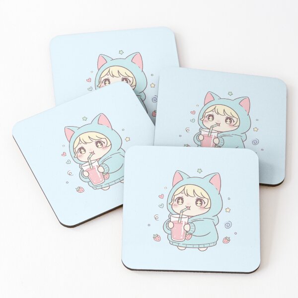 Item preview, Cute character with a milkshake. designed and sold by EsenciaZen.