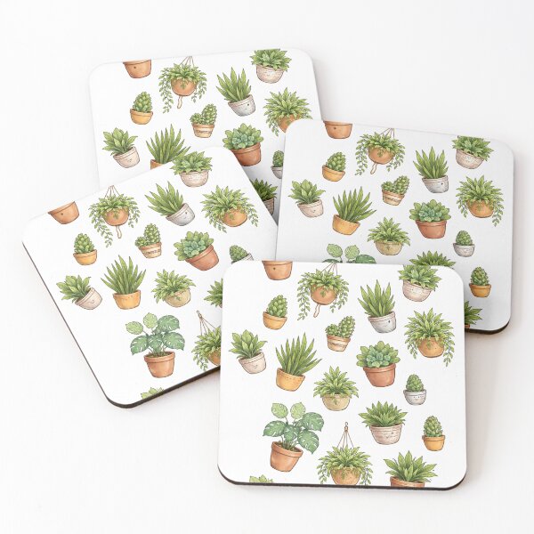 Item preview, Plant Pattern | Cute Indoor Houseplant Botanical Pattern with Potted Plants | Plant Lover Aesthetic designed and sold by Plant Daddy.