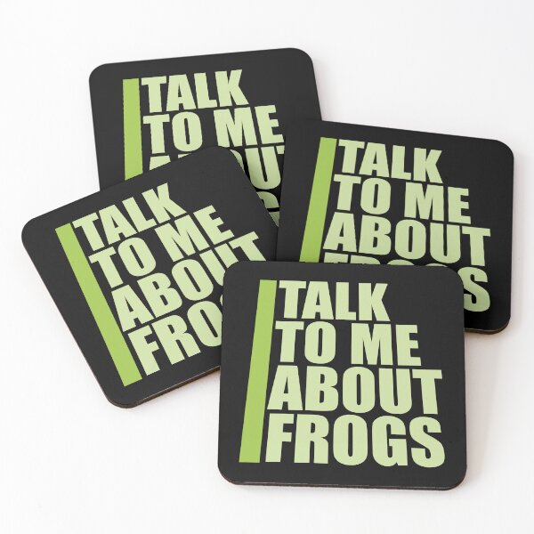 Item preview, Talk To Me About Frogs Funny Frog Lover Quote designed and sold by shirt-o-mat.