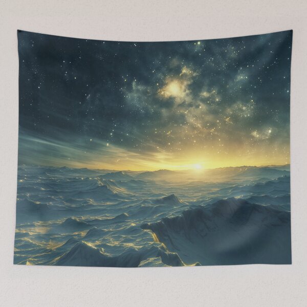 Item preview, Mountains - Cosmic Artwork designed and sold by QuantumDrift.