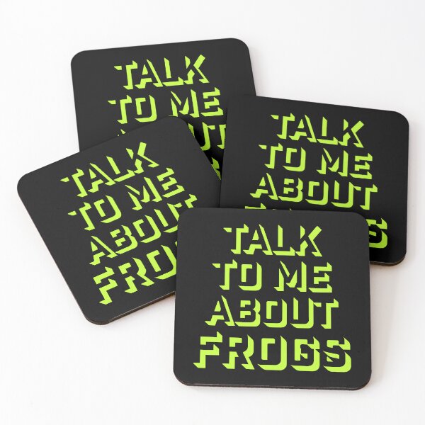 Item preview, Talk To Me About Frogs Funny Frog Lover Quote designed and sold by shirt-o-mat.
