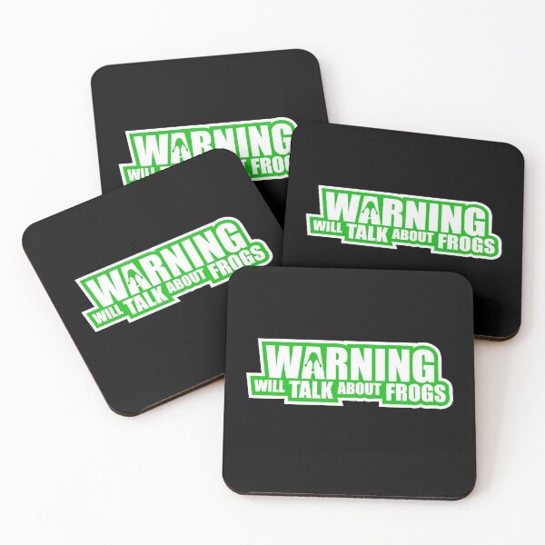 Item preview, Warning Will Talk About Frogs Funny Animal Quote designed and sold by shirt-o-mat.