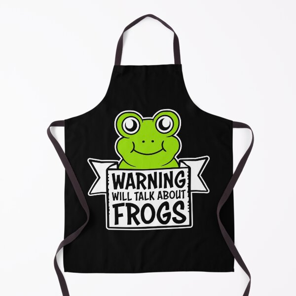 Item preview, Warning Will Talk About Frogs Funny Animal Quote designed and sold by shirt-o-mat.