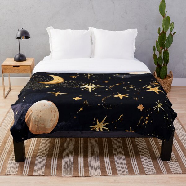 Item preview, Galaxia de medianoche, luna y estrellas estéticas designed and sold by Qurratul Sadia.