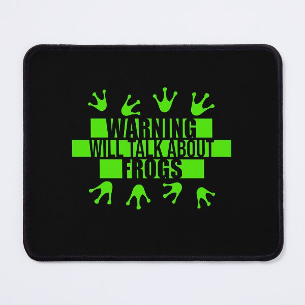 Item preview, Warning Will Talk About Frogs Funny Animal Quote designed and sold by shirt-o-mat.