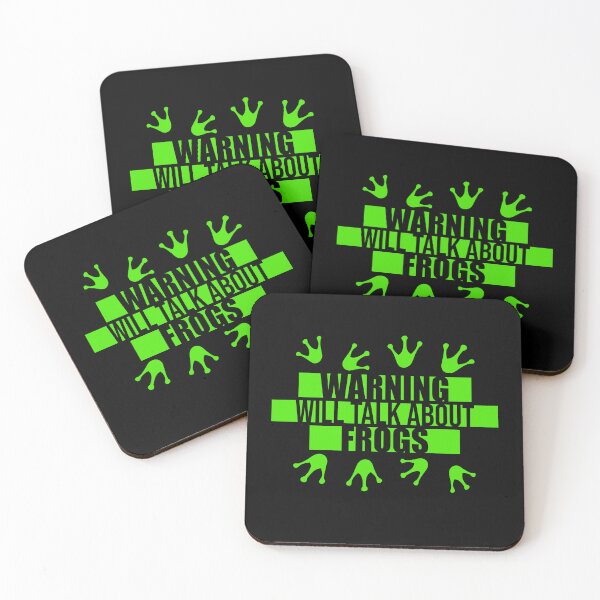 Item preview, Warning Will Talk About Frogs Funny Animal Quote designed and sold by shirt-o-mat.