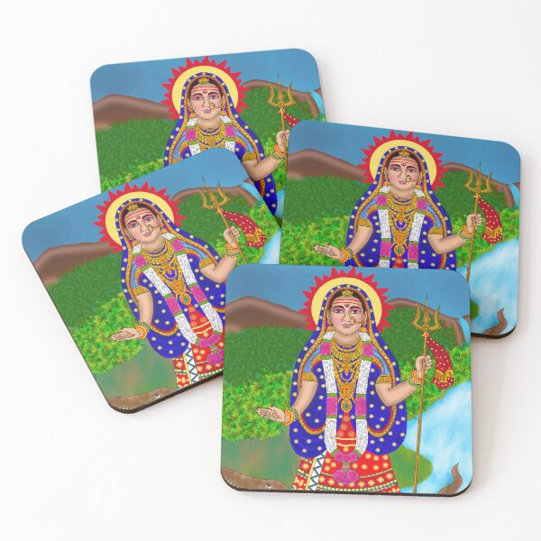 Item preview, Goddess Khodiyar Sacred Art – Divine Hindu Devi Illustration designed and sold by Harshit_Digital_Arts.