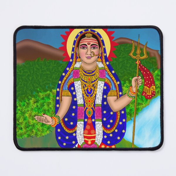 Item preview, Goddess Khodiyar Sacred Art – Divine Hindu Devi Illustration designed and sold by Harshit_Digital_Arts.