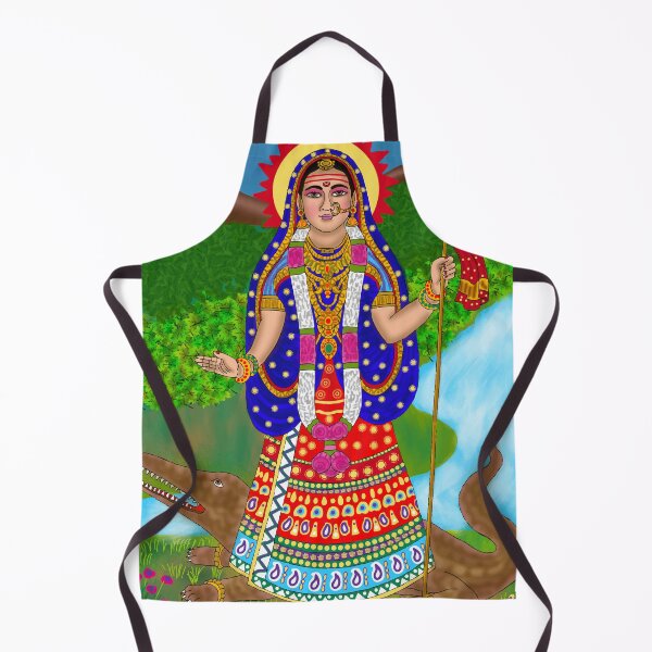 Item preview, Goddess Khodiyar Sacred Art – Divine Hindu Devi Illustration designed and sold by Harshit_Digital_Arts.