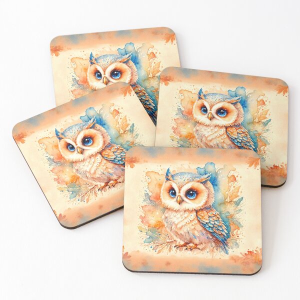 Item preview, The Golden Leaf Owl designed and sold by Dawne's Designs.