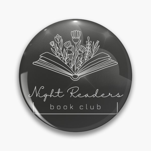Item preview, Night Readers Book Club Sticker | Book Lover Design | Late Night Reading | Reader Gift designed and sold by Wander & Whim Designs.