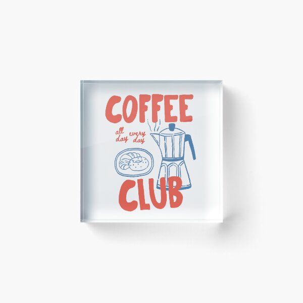 Item preview, Coffee Club Vintage - All Day Every Day  designed and sold by H3ll-Ash-Studio.