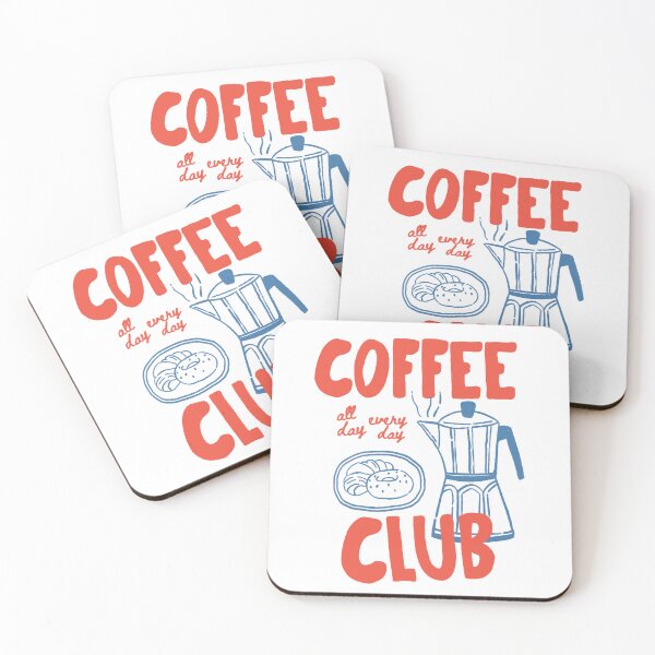 Item preview, Coffee Club Vintage - All Day Every Day  designed and sold by H3ll-Ash-Studio.