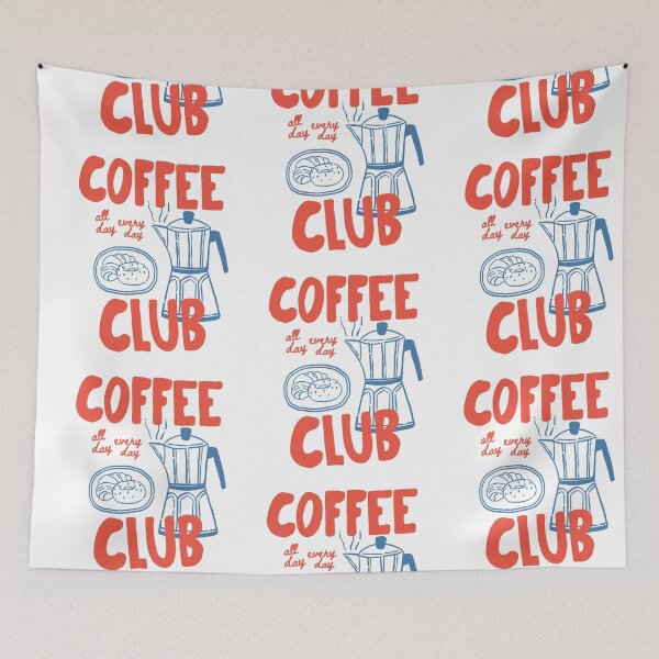 Item preview, Coffee Club Vintage - All Day Every Day  designed and sold by H3ll-Ash-Studio.
