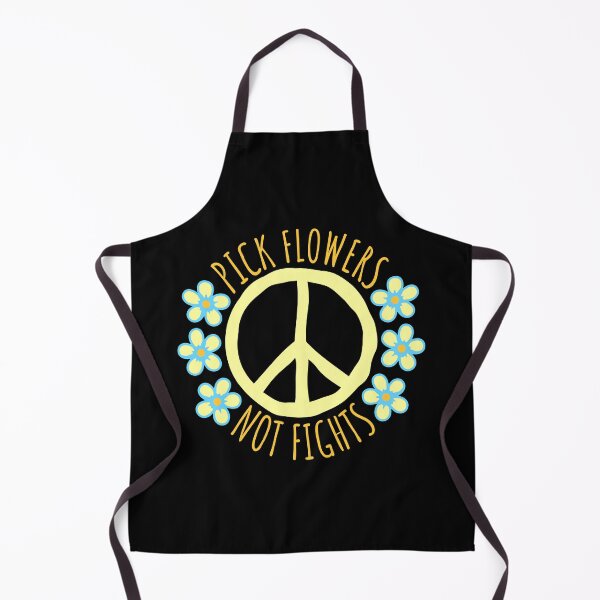 Item preview, Pick Flowers Not Fights Funny Peace Quote Logo designed and sold by shirt-o-mat.