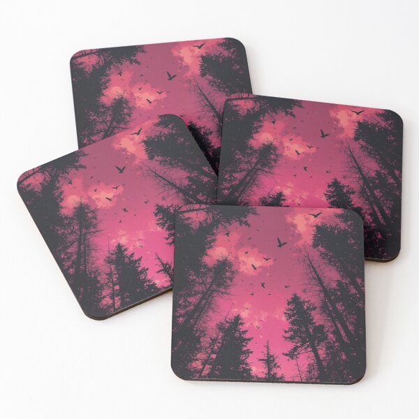 Item preview, Crimson Solitude: Midnight Forest & Raven Flight designed and sold by Jimakmo.