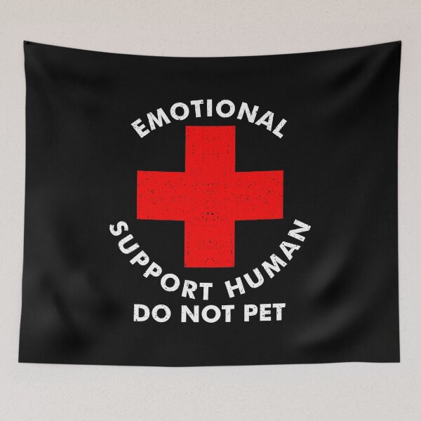 Item preview, Emotional Support Human, Do Not Pet - Funny Dog designed and sold by kamaniyavidya.