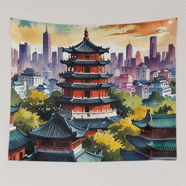 Item preview, Chinese Art #9 designed and sold by Thistle-TShop.