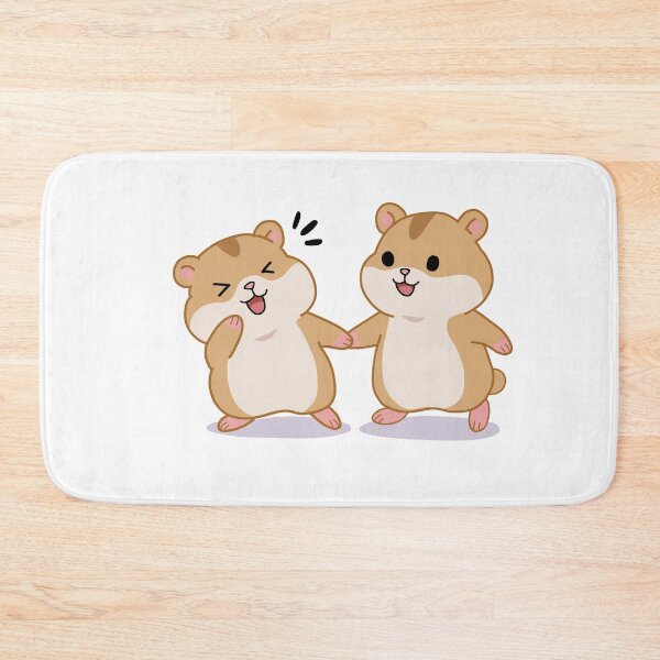Item preview, Cute Laughing Hamsters Sticker- Funny Kawaii Hamster Friends Meme designed and sold by pn_terest.