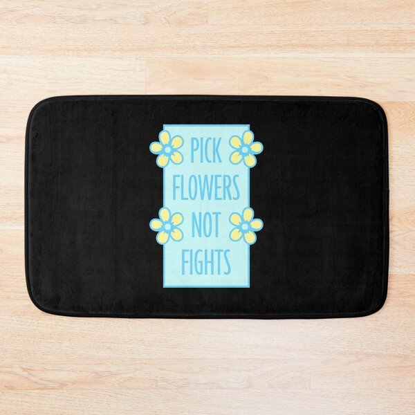 Item preview, Pick Flowers Not Fights Funny Peace Quote Logo designed and sold by shirt-o-mat.