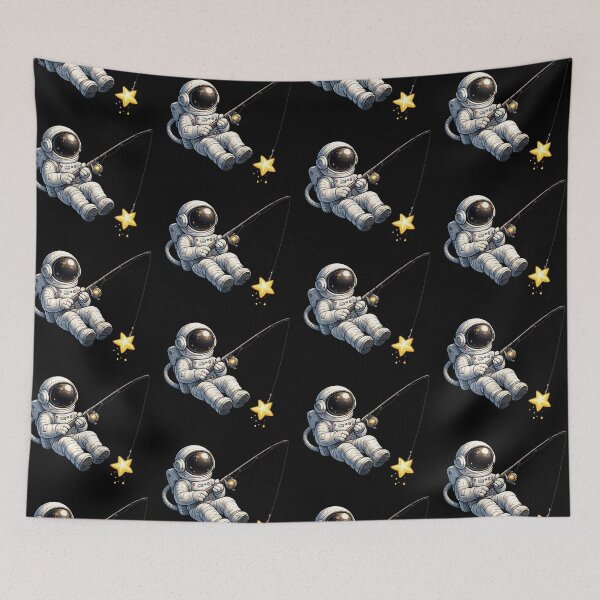 Item preview, Astronaut Fishing for Stars designed and sold by BoostingBliss.