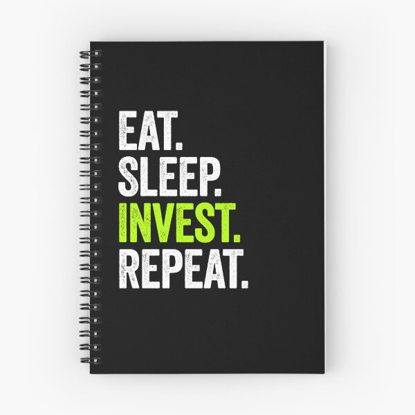 Item preview, Eat Sleep Invest Repeat - Funny Investor Financial Advisor Gift designed and sold by kamaniyavidya.