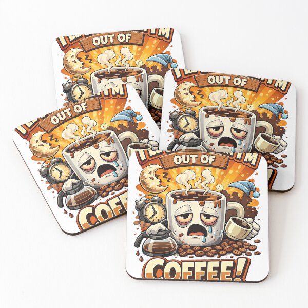 Item preview, Out of Coffee, no coffee motiv for coffee lovers designed and sold by Adrikul.