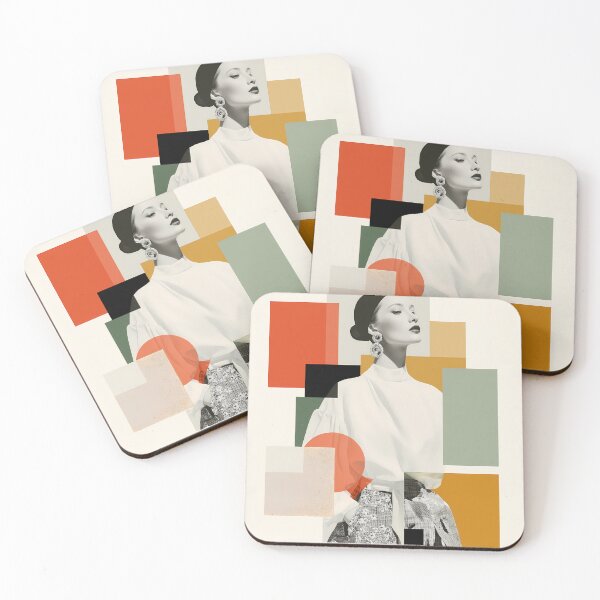 Item preview, Minimalist Fashion Collage Modern Aesthetic Style Art designed and sold by Mindrender.