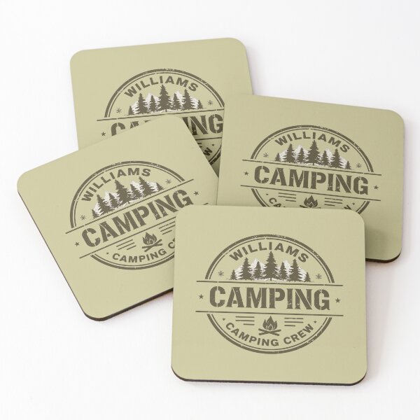 Item preview, Williams Family Camping Crew Vintage Forest Badge designed and sold by EchoPrint Co..