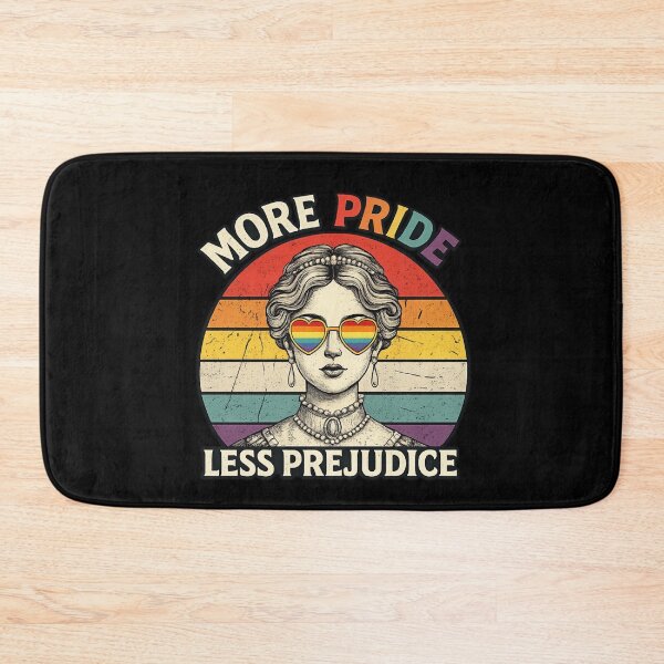 Item preview, More Pride Less Prejudice – LGBT Pride Equality Rainbow LGBTQ Support designed and sold by flowerpower999.