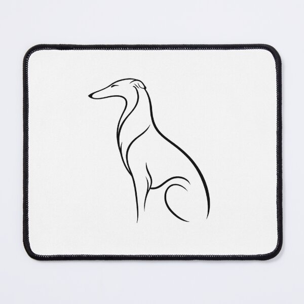 Item preview, Minimalist Borzoi One-Line Art designed and sold by tineldesign.
