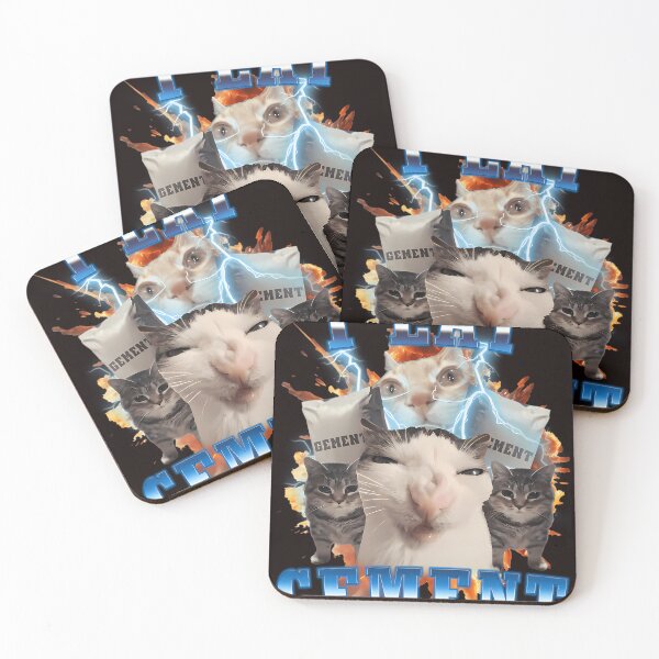 Item preview, I Eat Cement Funny Cat  designed and sold by mahjoubstr.