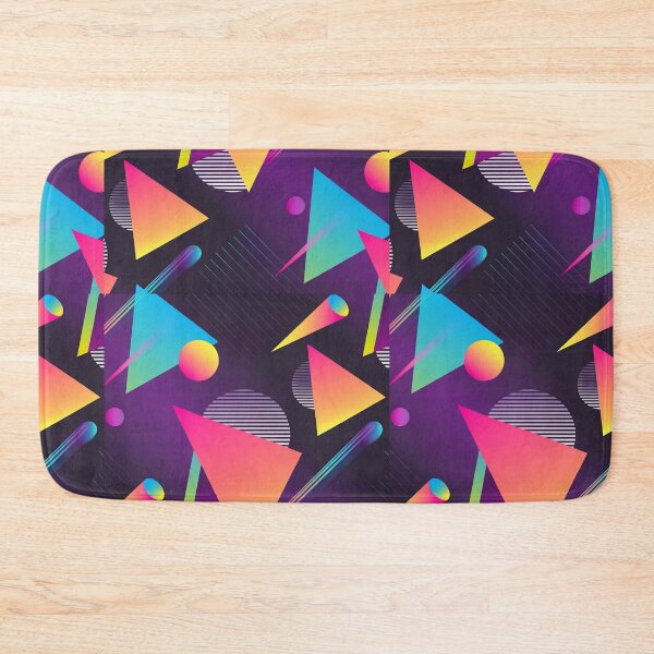Item preview, Colorful Retro Geometric Pattern – Abstract 80s Memphis Style Design designed and sold by IndianShopper.