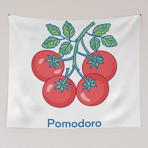 Item preview, Tomato Cluster Icon Illustration Pomodoro designed and sold by BobaBunny76.
