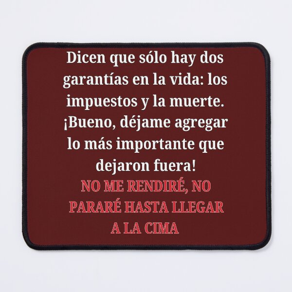 Item preview, DICEN QUE SOLO HAY DOS GARANTIAS EN LA VIDA designed and sold by royaltking100.