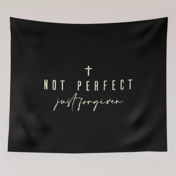 Item preview, Not PerfeNot Perfect Just Forgiven, Minimalist Christian, Faith Christian designed and sold by Malosortin.