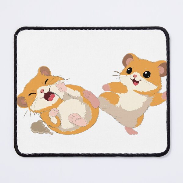 Item preview, Playful Hamster Sticker – Cute Funny Cartoon Hamsters designed and sold by pn_terest.