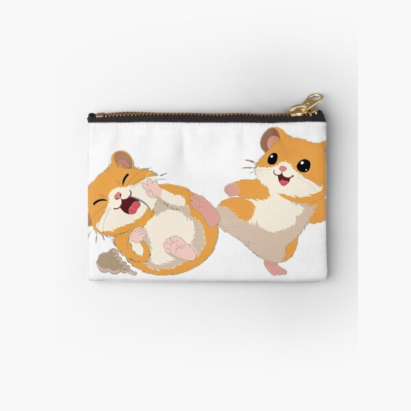 Item preview, Playful Hamster Sticker – Cute Funny Cartoon Hamsters designed and sold by pn_terest.