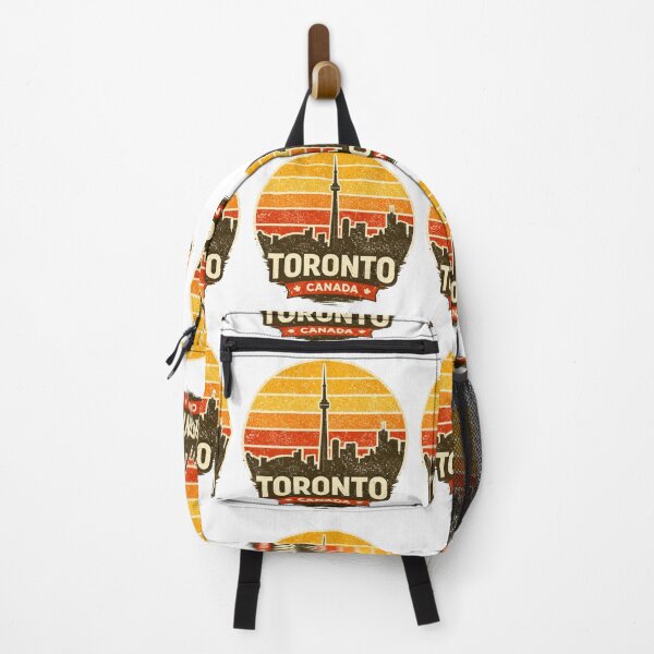 Item preview, Toronto Canada Retro Skyline Shirt – Vintage CN Tower Sunset Travel Poster Maple Leaf Souvenir designed and sold by Globalcitytees.
