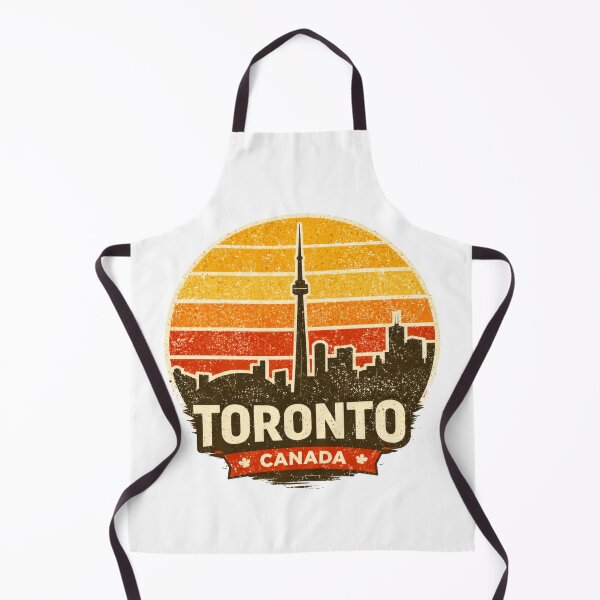 Item preview, Toronto Canada Retro Skyline Shirt – Vintage CN Tower Sunset Travel Poster Maple Leaf Souvenir designed and sold by Globalcitytees.