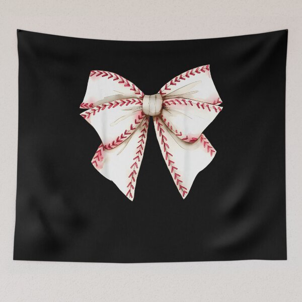 Item preview, Baseball Coquette Bow designed and sold by Cheesymatiion.
