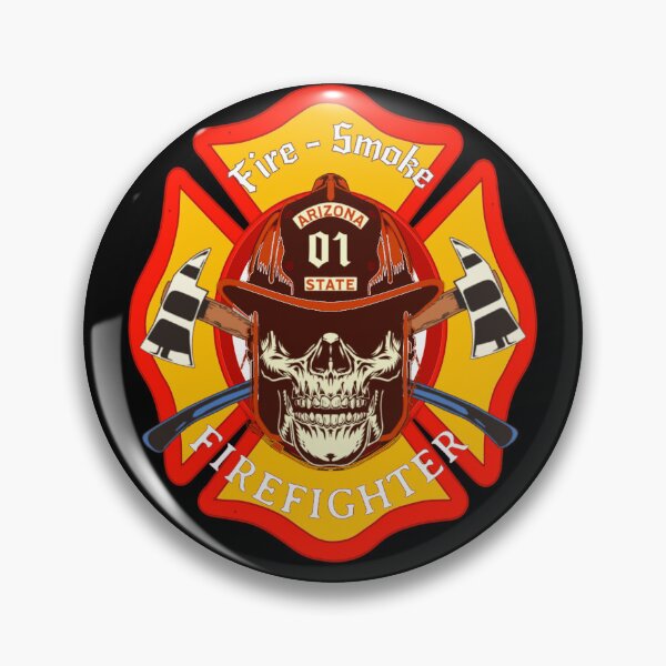 Item preview, Firefighter Skull  designed and sold by TheEndDesign.