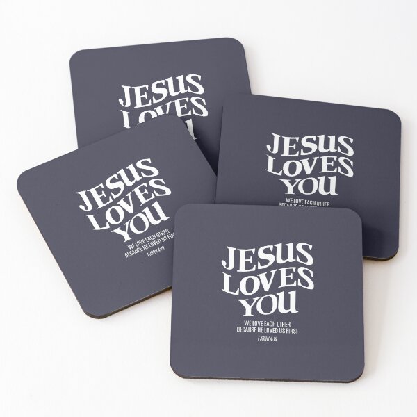 Item preview, Jesus Loves You Jesus I John 4:19 Christian designed and sold by MdEchoSTS.