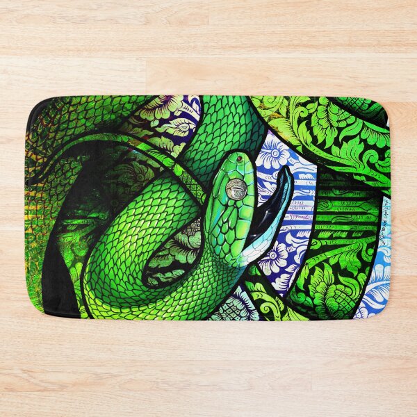 Item preview, Green Cat Snake designed and sold by CulpeoFox.