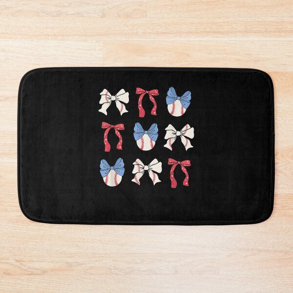 Item preview, Baseball Bows Red White Blue Patterns Play designed and sold by Cheesymatiion.