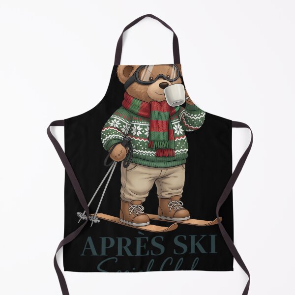 Item preview, Apres Ski Social Club Bear Coffee Mountain designed and sold by AlisonPAnderson.