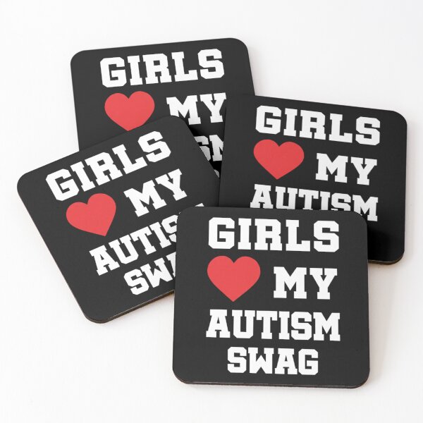 Item preview, Girls Love My Autism Swag – Funny Autism Awareness Neurodiversity Pride Design designed and sold by flowerpower999.