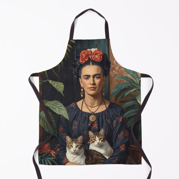 Item preview, Freida Kahlo and Cats designed and sold by Anisha Vaz.